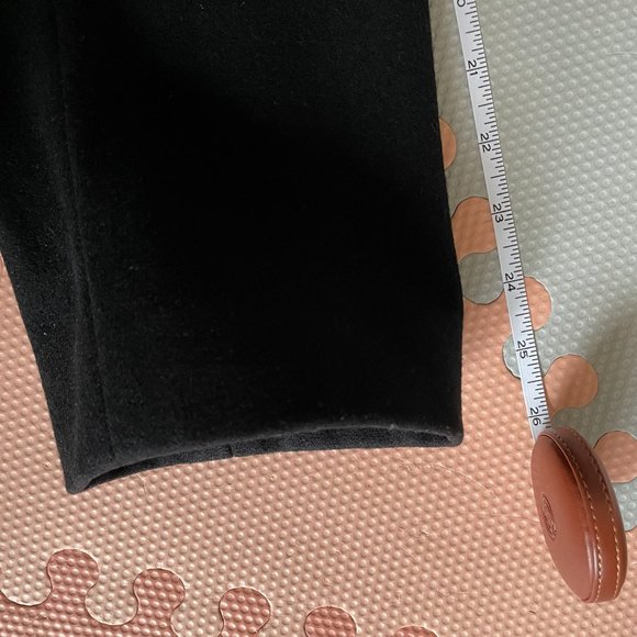 LE CHÂTEAU Black Fully Lined Wool Pea Coat (Size XXL) - Picture 9 of 16